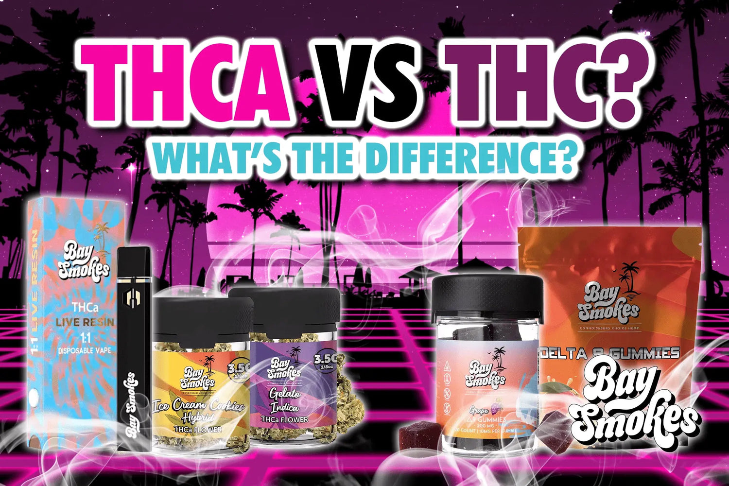 THCA vs THC? What’s The Difference? - Bay Smokes