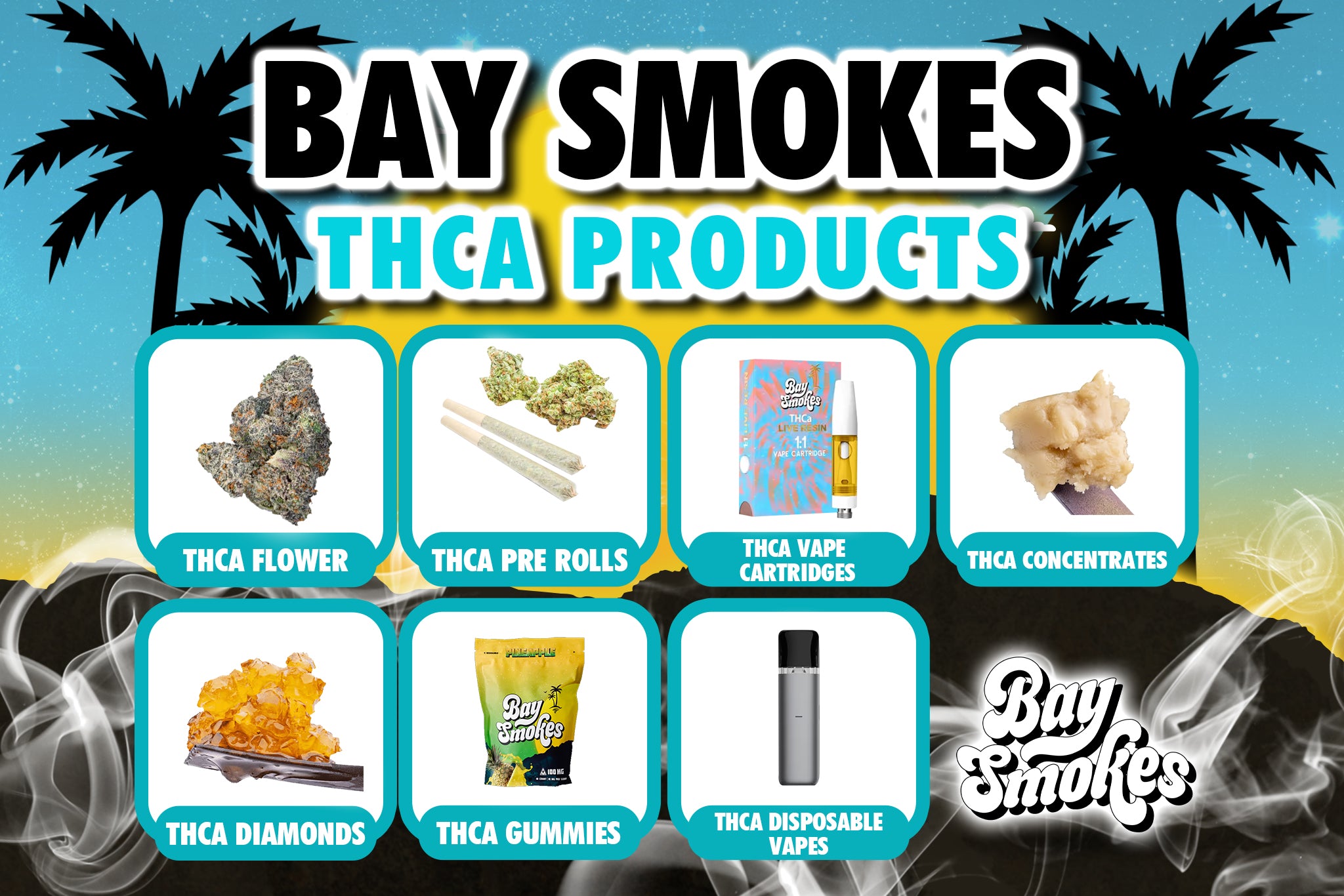bay smokes thca products