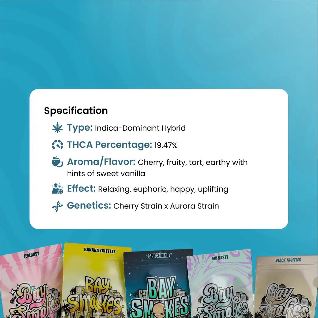 Vorpal Cherry Aurora - THCa Flower - Bay Smokes