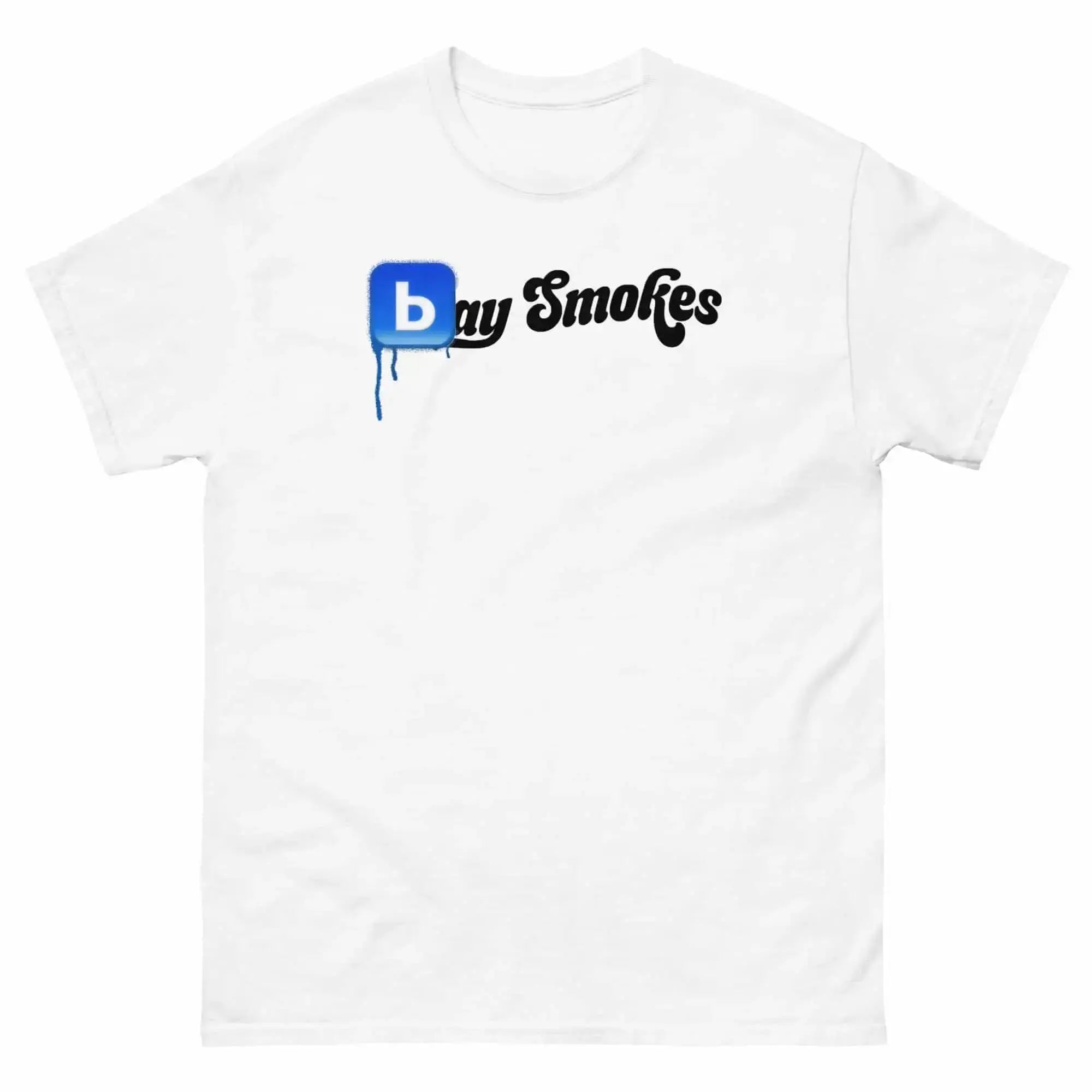 B Logo Tee – White - Bay Smokes