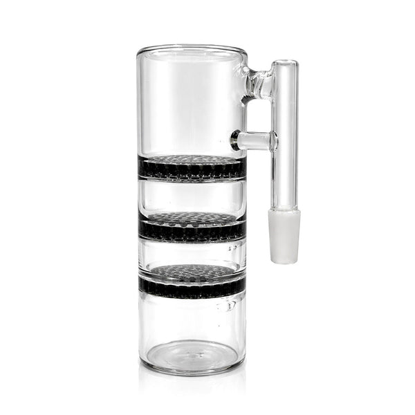 6 INCH TRIPLE HONEYCOMB PERC ASH CATCHER