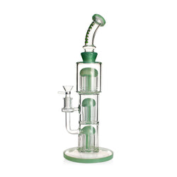 Hittn Triple Tree Perc Bent Neck Dab Rig