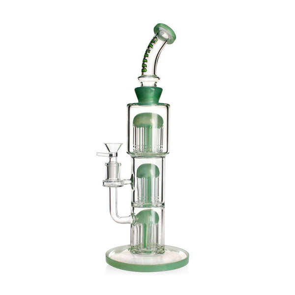 Hittn Triple Tree Perc Bent Neck Dab Rig