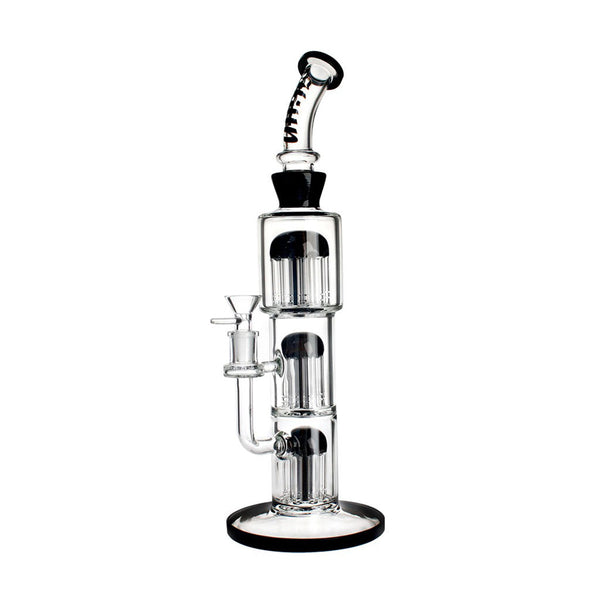 Hittn Triple Tree Perc Bent Neck Dab Rig