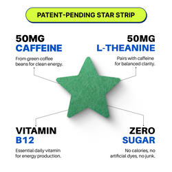 5TRIP Energía – Cafeína + L-Teanina (Menta Refrescante) Paquete de 30
