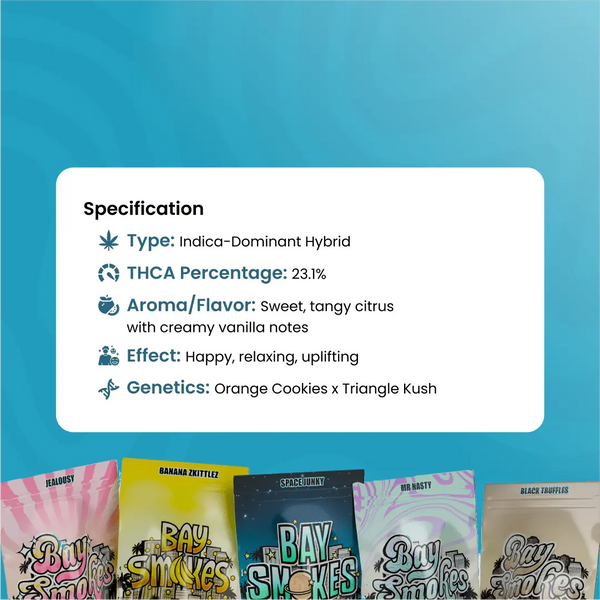 Orange Push Pop - THCa Flower - Bay Smokes