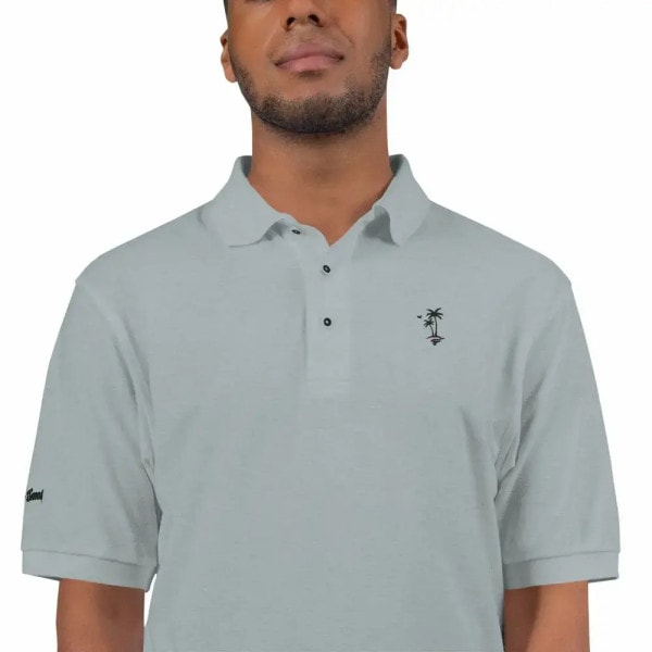 Premium Golf Polo-Cool Heather