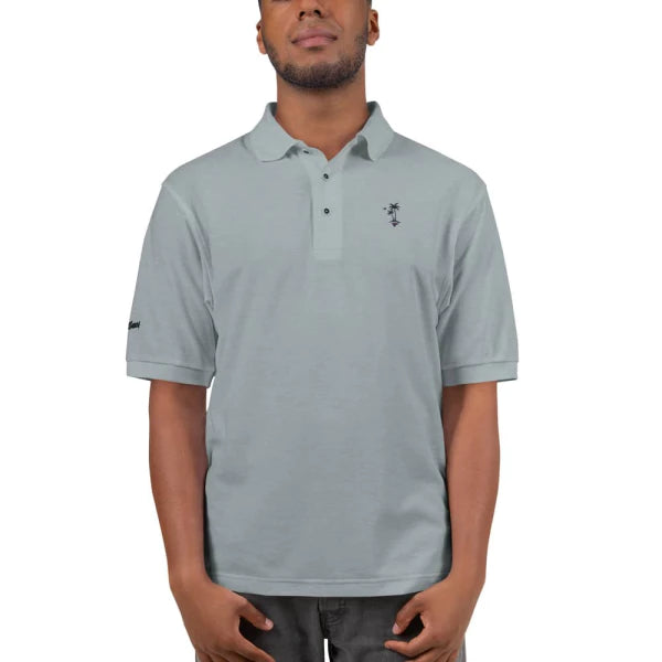 Premium Golf Polo-Cool Heather full