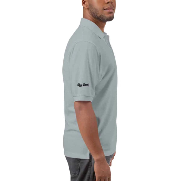 Premium Golf Polo-Cool Heather side