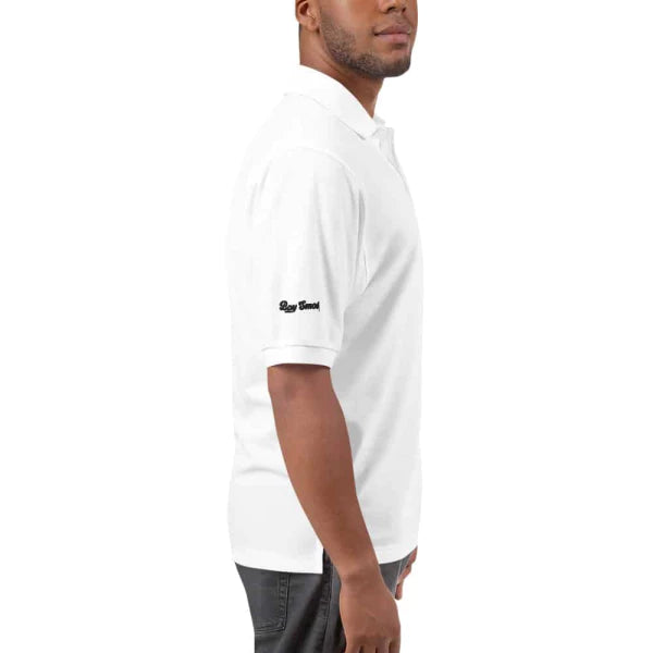 Premium Golf Polo-White side