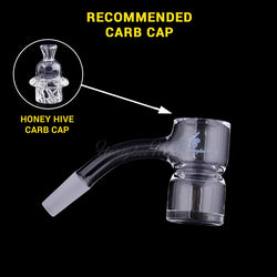 HONEY BEVEL SPLASH BUCKET QUARTZ BANGER - 45° DEGREE | BL