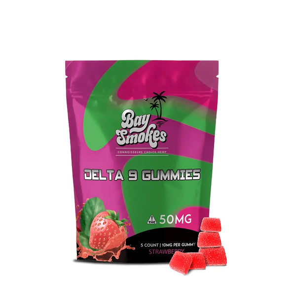 Delta9 Strawberry Gummy - Bay Smokes