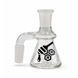 VASO DE VIDRIO CON BASE PARA CENIZA SECA Y HIERBAS DE ABEJA