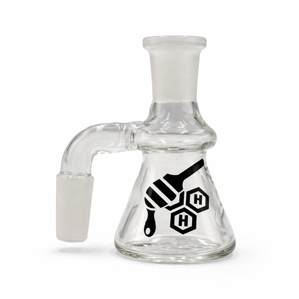 VASO DE VIDRIO CON BASE PARA CENIZA SECA Y HIERBAS DE ABEJA