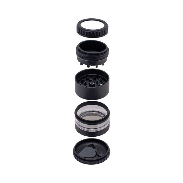 GRINDER WITH MAGNIFYING LID
