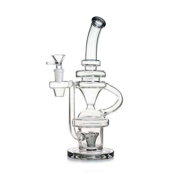 MULTI CHAMBERED COLORFUL SHOWERHEAD PERC RECYCLER RIG