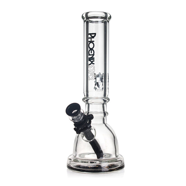BONG DE VIDRIO PHOENIX STAR DE 7 MM Y 12 PULGADAS CON BASE ANCHA