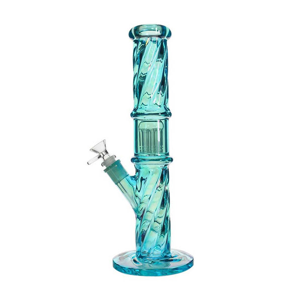 TWISTED TREE PERC STRAIGHT TUBE BONG