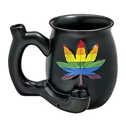 LEAF ON BLACK CHUBBY PREMIUM ROAST & TOAST PIPE MUG