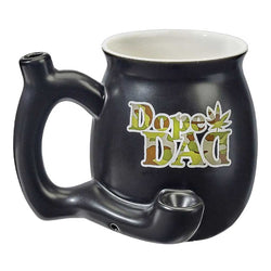 DOPE DAD ON BLACK CHUBBY PREMIUM ROAST & TOAST PIPE MUG