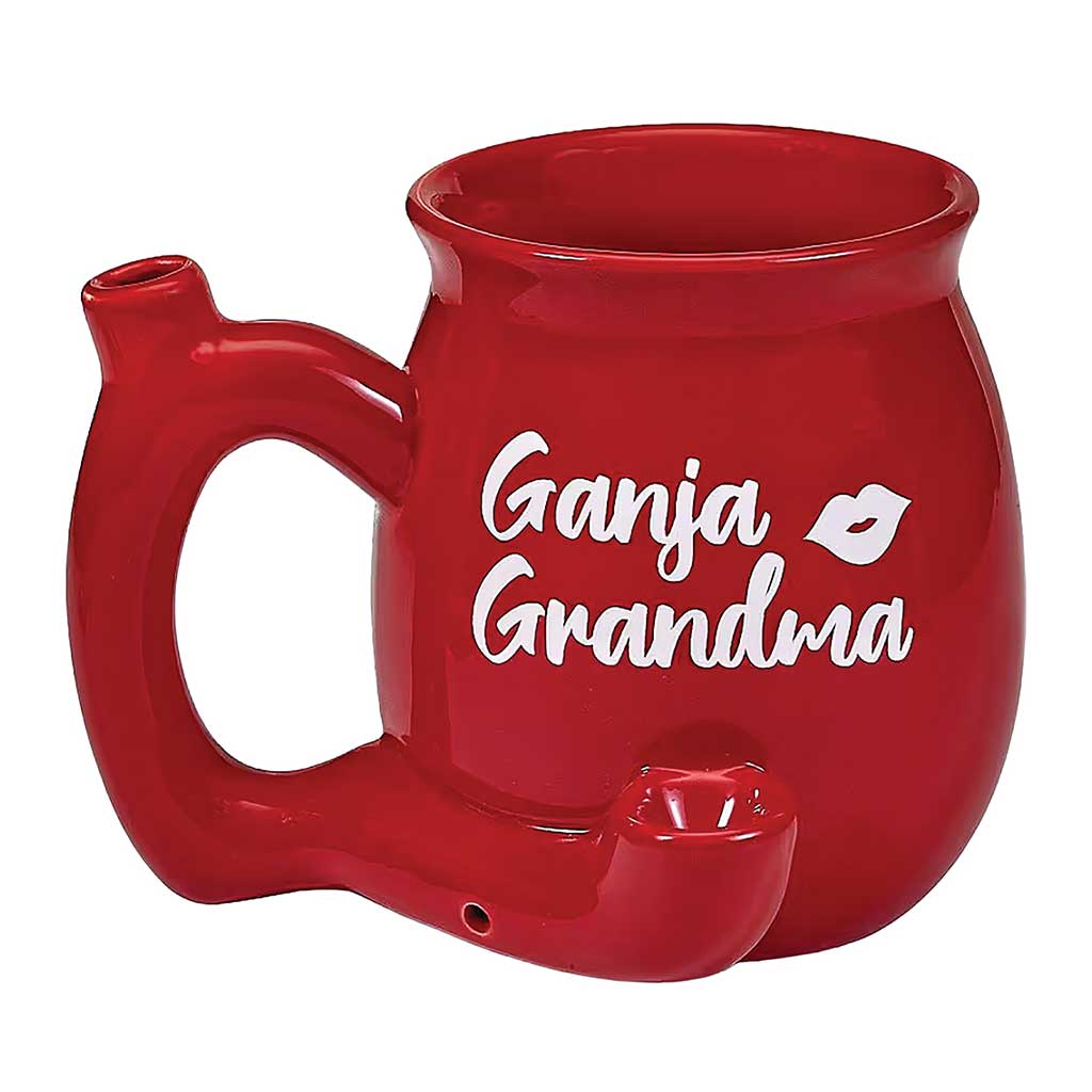GANJA GRANDMA ON RED CHUBBY PREMIUM ROAST & TOAST PIPE MUESTRA
