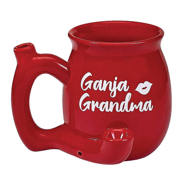 GANJA GRANDMA ON RED CHUBBY PREMIUM ROAST & TOAST PIPE MUESTRA