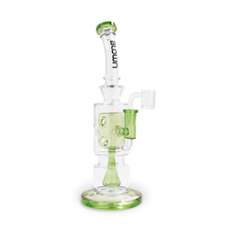 BLOWN Glass Goods ALPHA 12in Rig w/ Drip Perc Fab Egg Mid