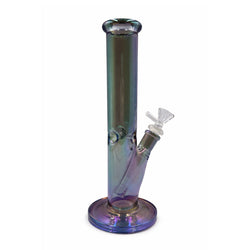 IRIDESCENT STRAIGHT TUBE BONG