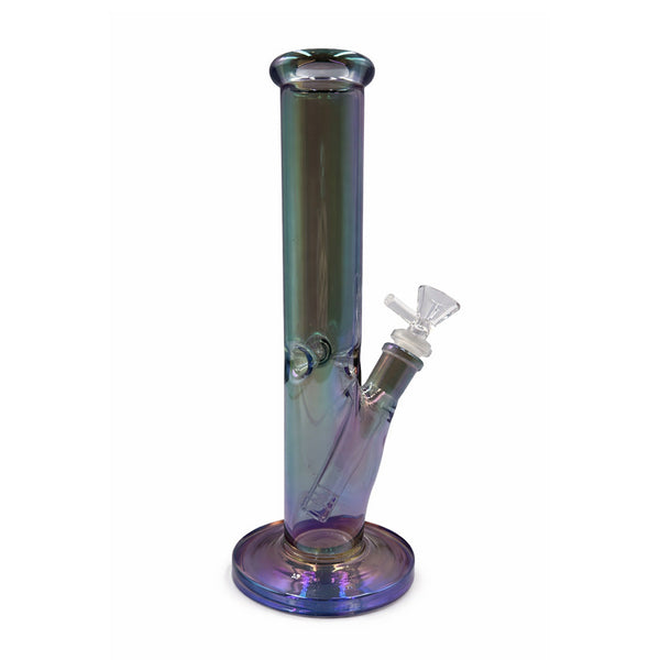 IRIDESCENT STRAIGHT TUBE BONG