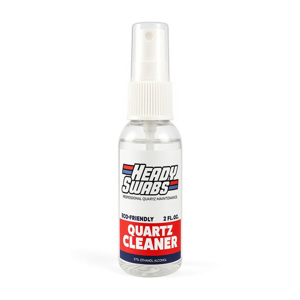 Limpiador en spray de cuarzo HEADY SWABS de 2 onzas líquidas