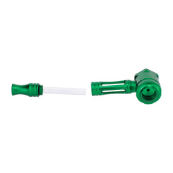 HEX CHAMBER ALUMINUM GLASS PIPE