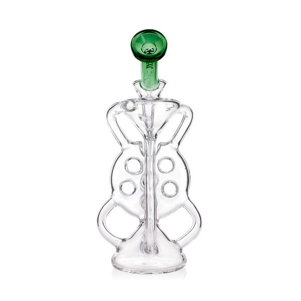 HITTN 6 HOLE SWISS PERC KLEIN RECYCLER DAB RIG
