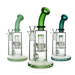 HITTN BARREL PERC BENT NECK BONG