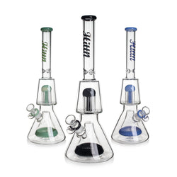 HITTN 8-ARM TREE & PYRAMID DOUBLE PERC BEAKER BONG