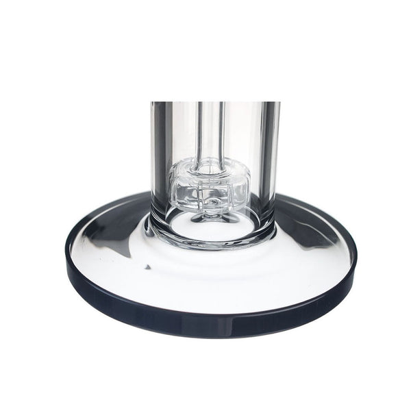 HITTN DOUBLE CHAMBER SHOWERHEAD & TREE ARM PERC STRAIGHT BONG