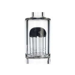 HITTN DOUBLE CHAMBER SHOWERHEAD & TREE ARM PERC STRAIGHT BONG