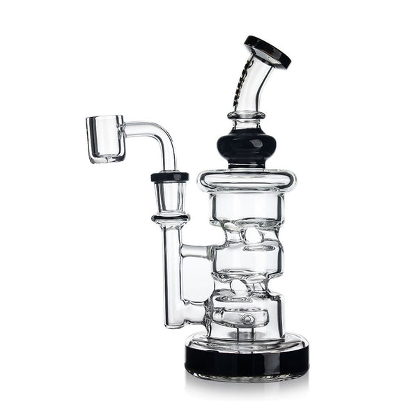 HITTN TRIPLE CHAMBER DISC PERC RECYCLER DAB RIG