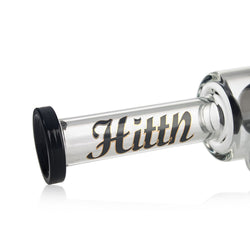 HITTN DOUBLE CHAMBER SHOWERHEAD & TREE ARM PERC STRAIGHT BONG