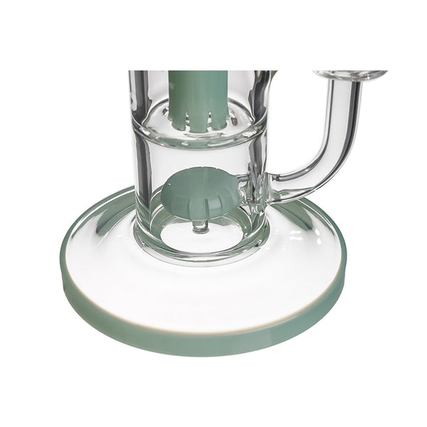 HITTN STRAIGHT TUBE BONG WITH SHOWERHEAD PERC & SPLASH GUARD