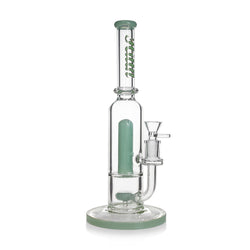 HITTN STRAIGHT TUBE BONG WITH SHOWERHEAD PERC & SPLASH GUARD