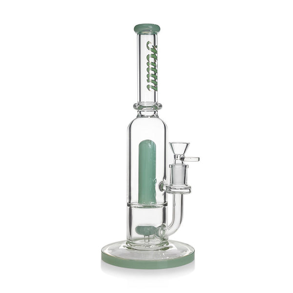 HITTN STRAIGHT TUBE BONG WITH SHOWERHEAD PERC & SPLASH GUARD