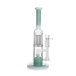 HITTN SHOWERHEAD 6-ARM TREE PERC STRAIGHT TUBE BONG