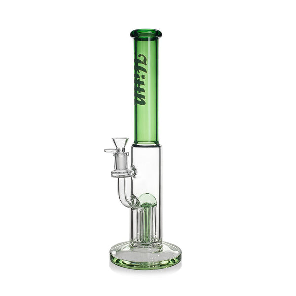 HITTN STEMLESS 8-ARM TREE PERC STRAIGHT TUBE BONG