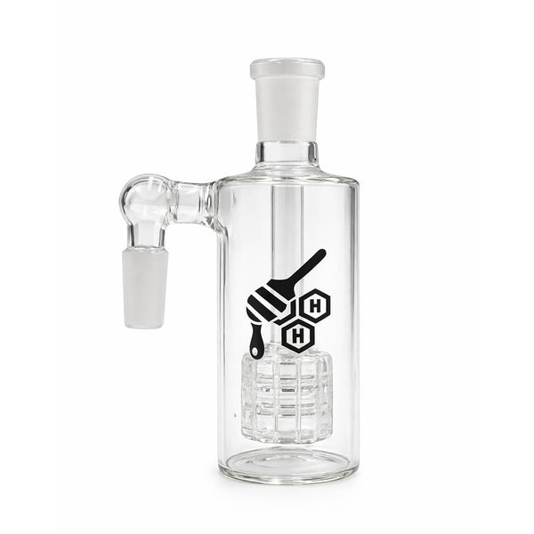 HONEYBEE HERB MATRIX PERC GLASS CYLINDER ASH CATCHER