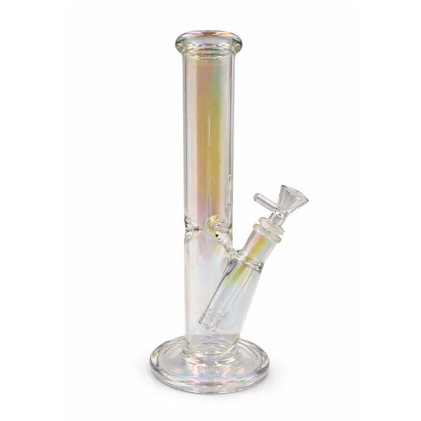 IRIDESCENT STRAIGHT TUBE BONG