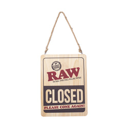 RAW LARGE WOODEN SIGN 12