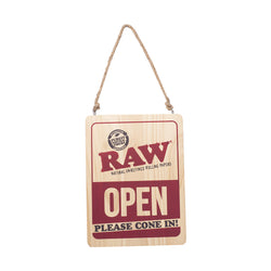 RAW LARGE WOODEN SIGN 12