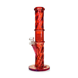 TWISTED TREE PERC STRAIGHT TUBE BONG