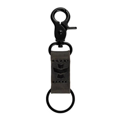 REVELRY SUPPLY LEATHER SWIVEL CLIP KEYCHAIN