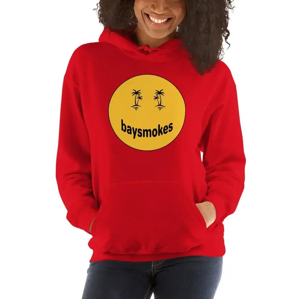 Happy Bay Hoodie red